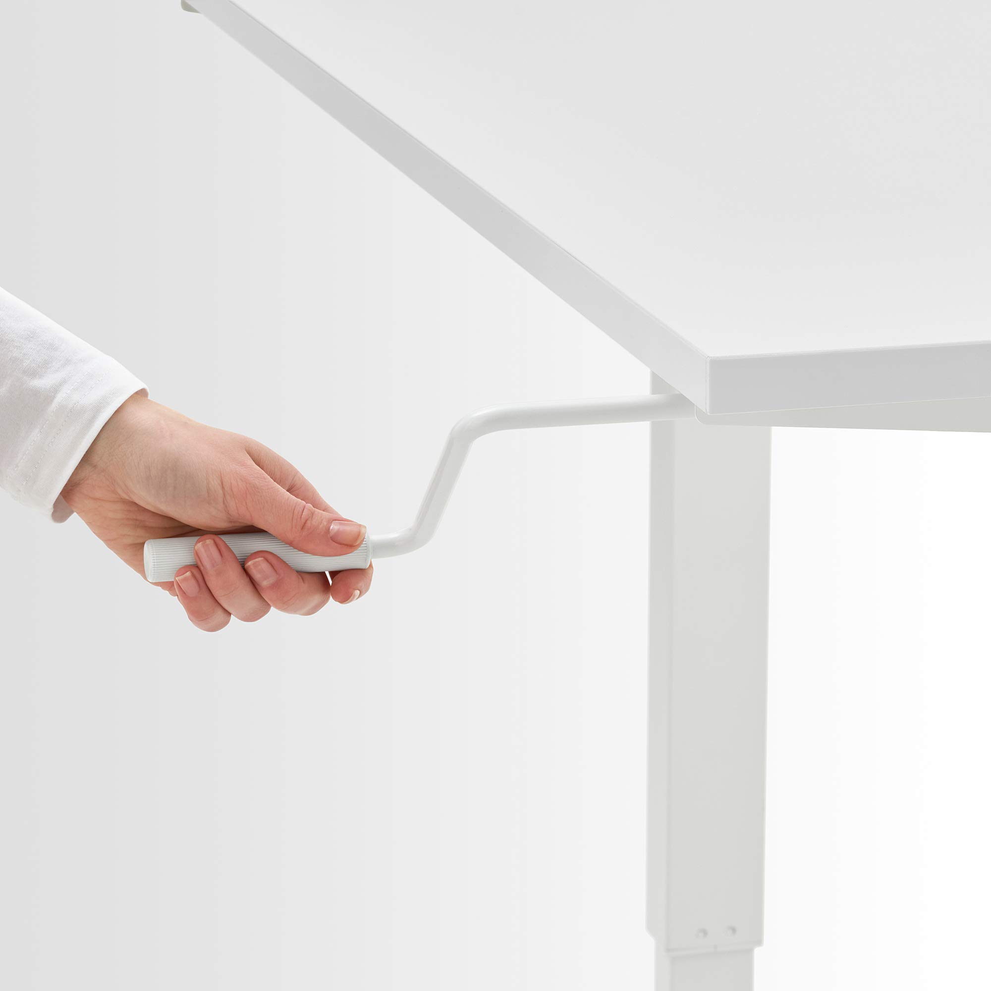 Amazon | Ikea TROTTEN デスクシット/スタンド 120x70 cm ホワイト